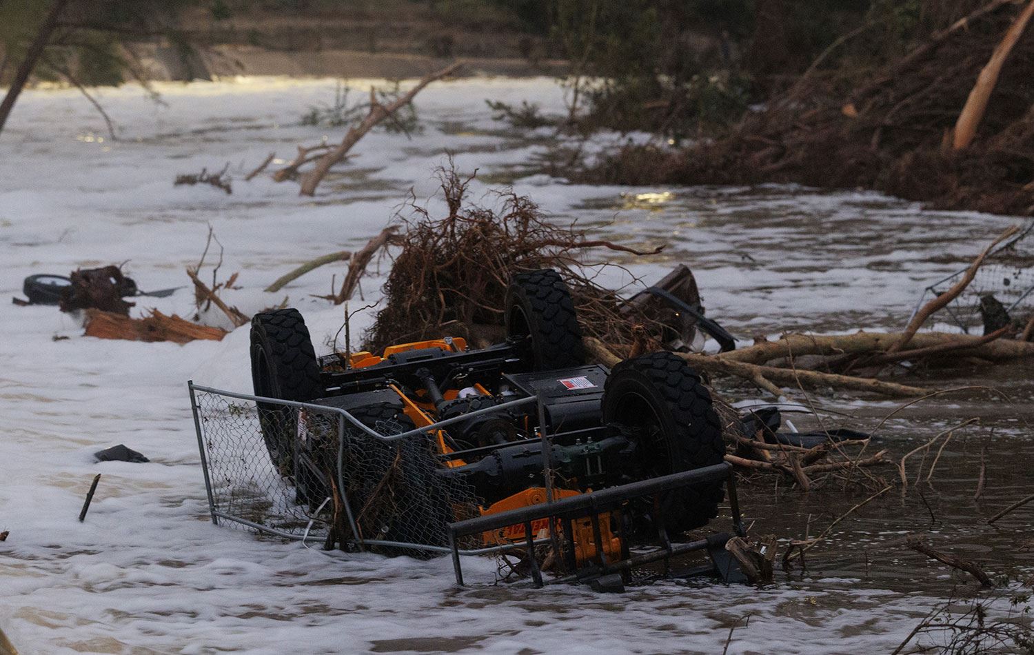Teksas'ta sel felaketi yaşandı. / AA