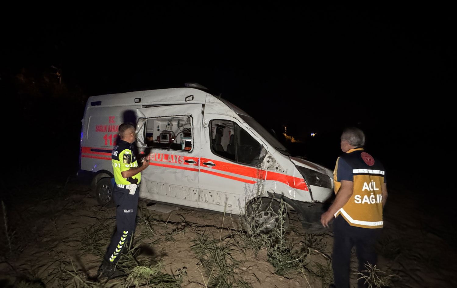 Ambulansa qezakirî / Wêne: AA