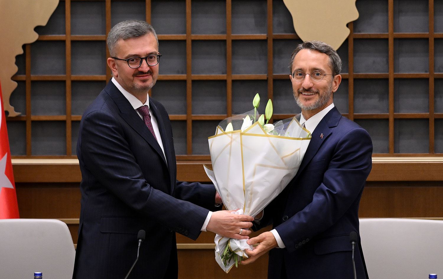 Türkiye İletişim Başkanlığı’nda devir teslim töreni düzenlendi. / AA