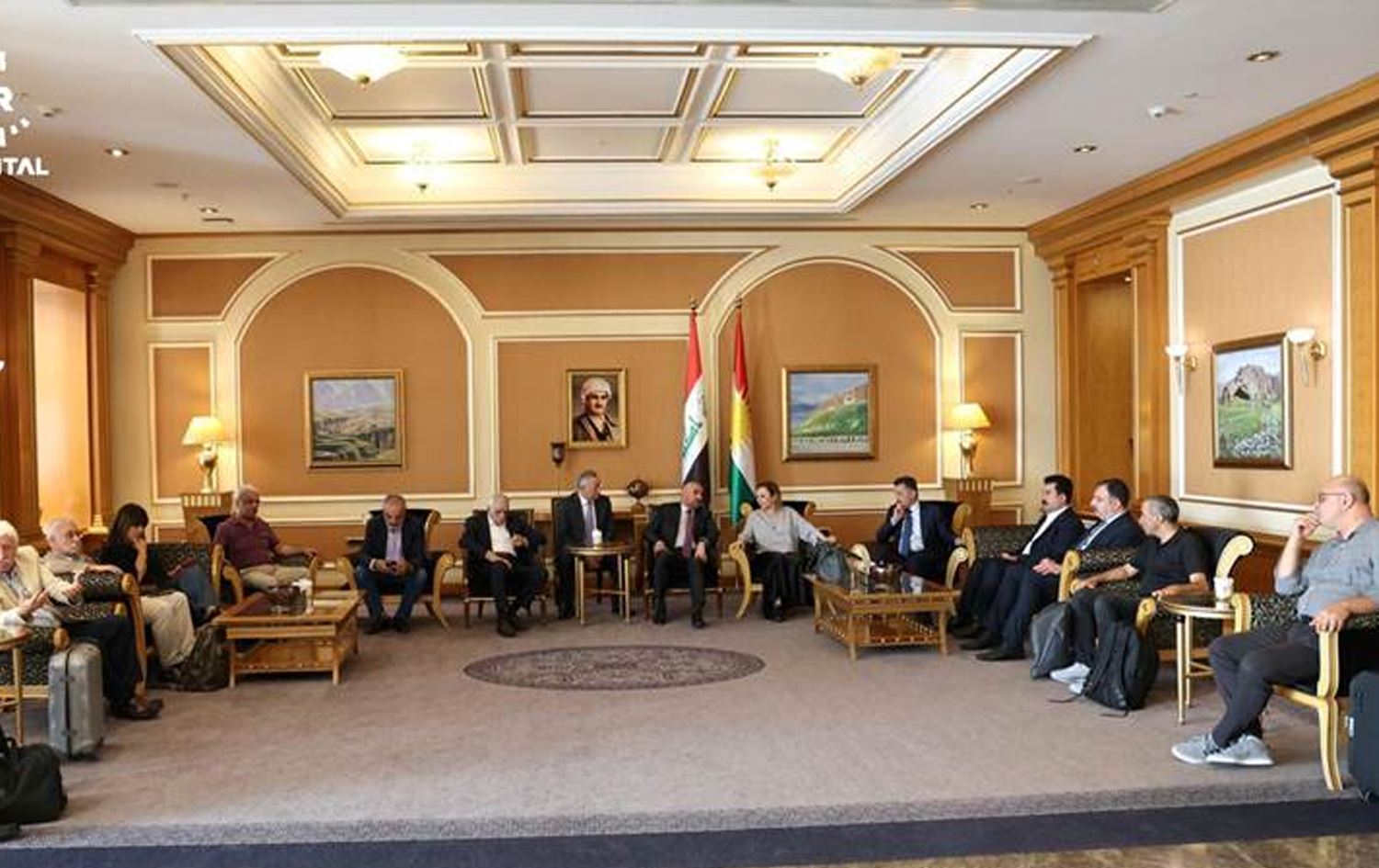 Şandeya DEM Partiyê: Wêne û Vîdeo: Serokatiya Herêma Kurdistanê