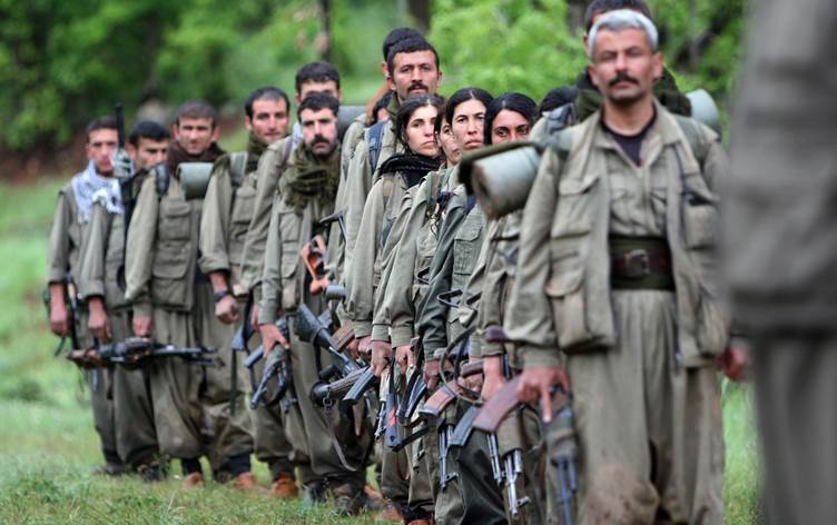 30 PKK fighters lay down machine guns, sniper... | Rudaw.net