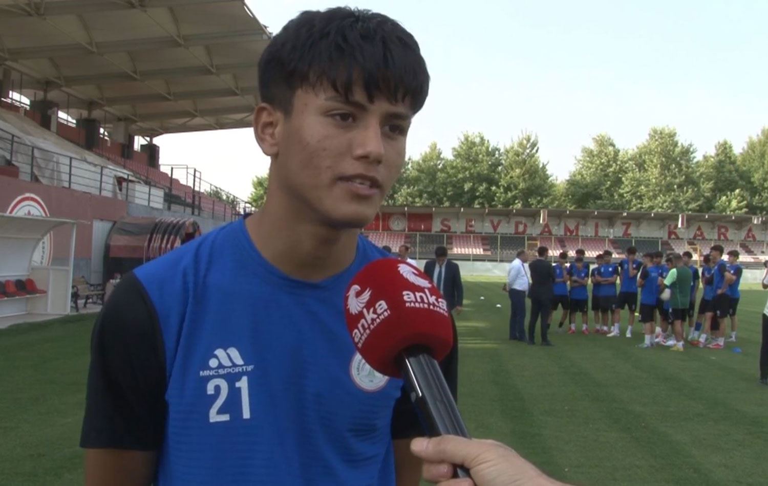 21 maçta 29 gol atan Enes Karadeniz. / ANKA