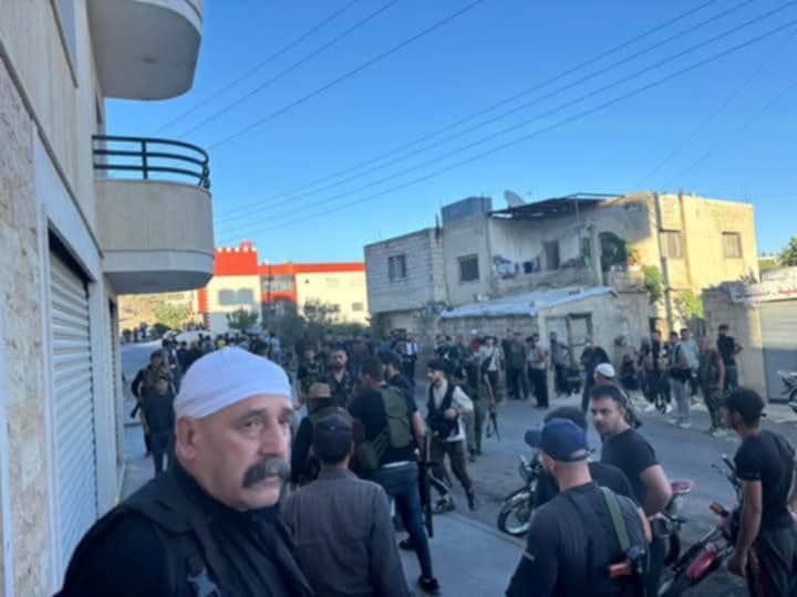 Süveyda'daki çatışmalardan bir kare / Foto: SOHR