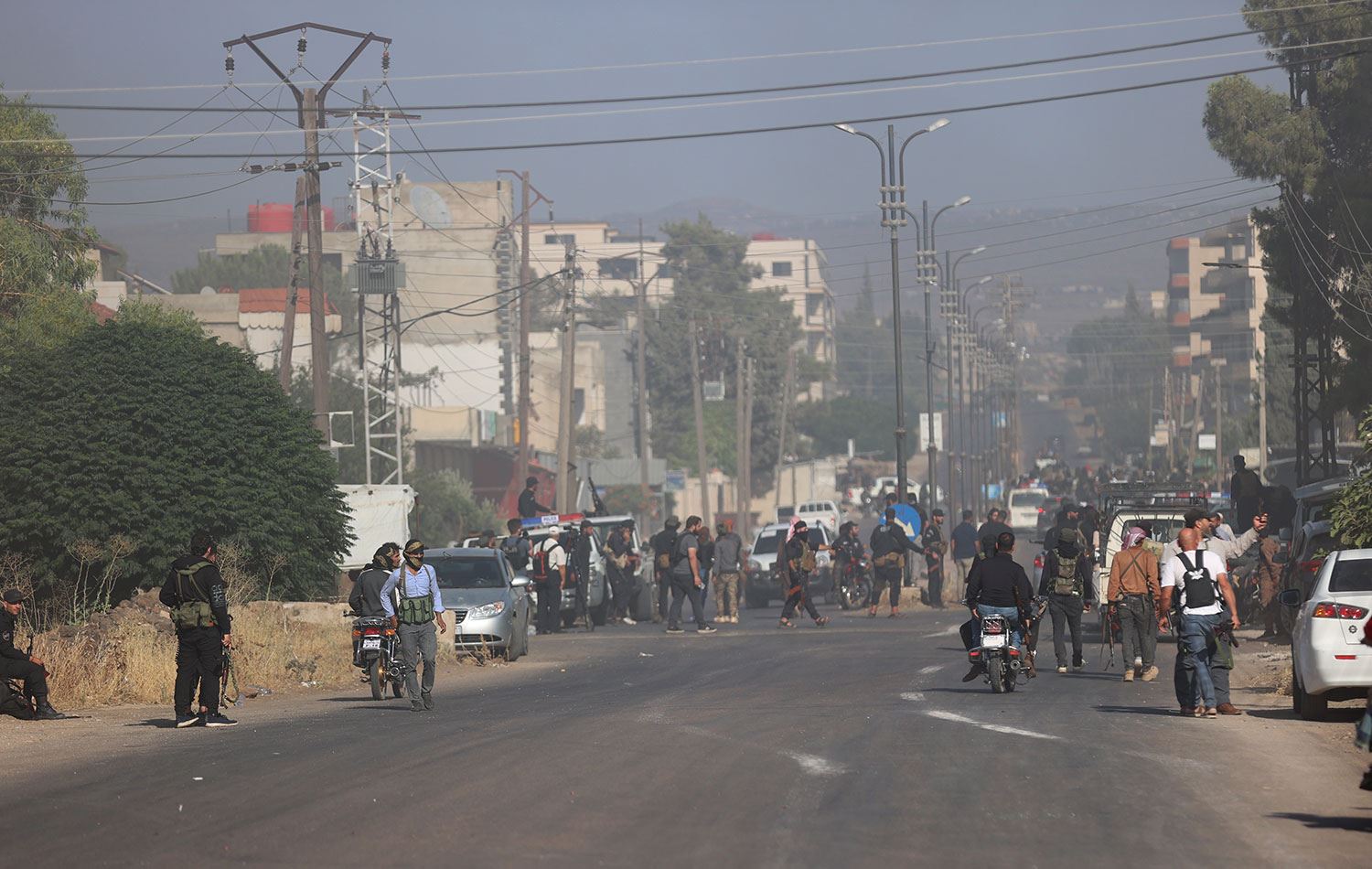Suriye'nin güneyinde Ürdün sınırında bulunan Süveyda ilinde Dürziler ile Bedevi Arap aşiretleri arasında çatışmalar sürüyor. / AA