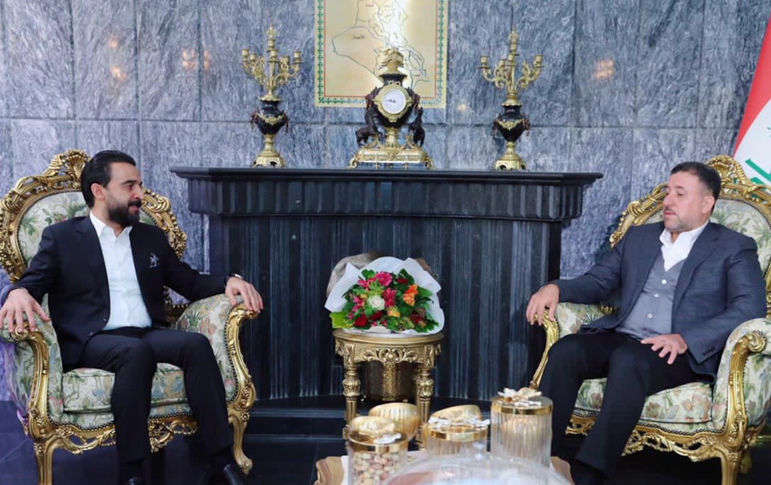 لقاء سابق بين الخنجر والحلبوسي