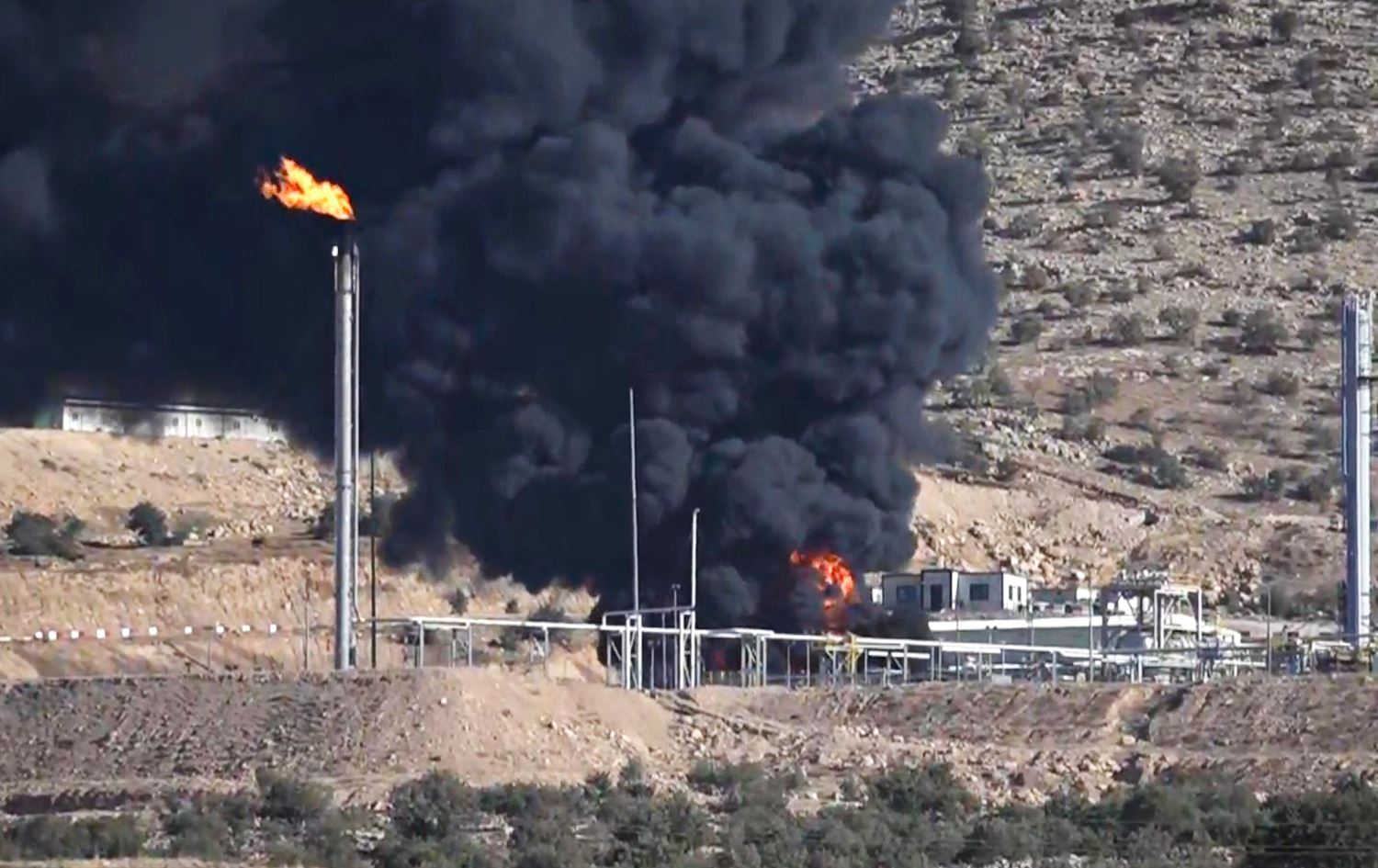 Zaho'daki Peşxabur petrol sahasına saldırı Foto: Rûdaw