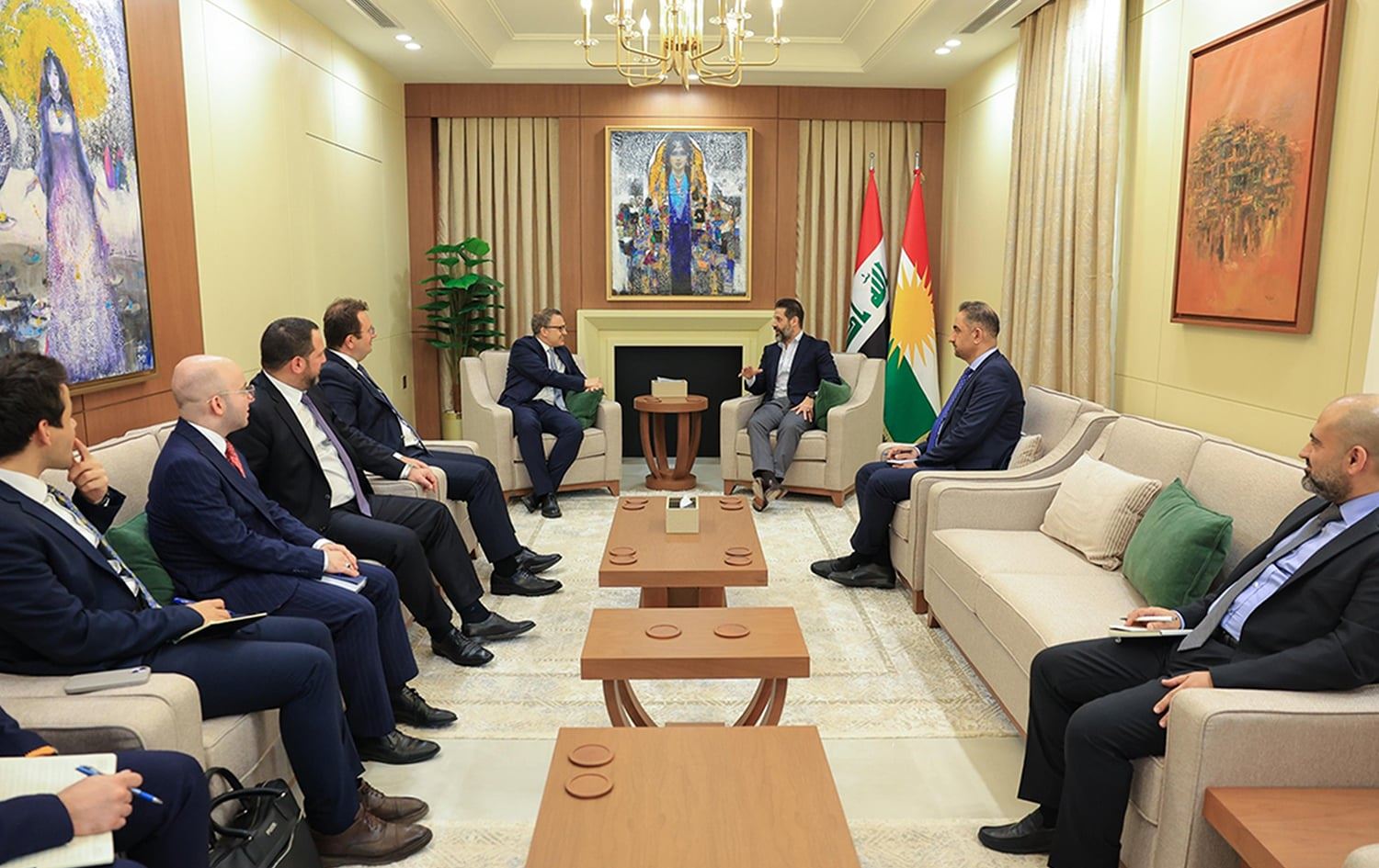 Covîna Qubad Talebanî û Anil Bora Înan: Ofîsa Qubad Talebanî