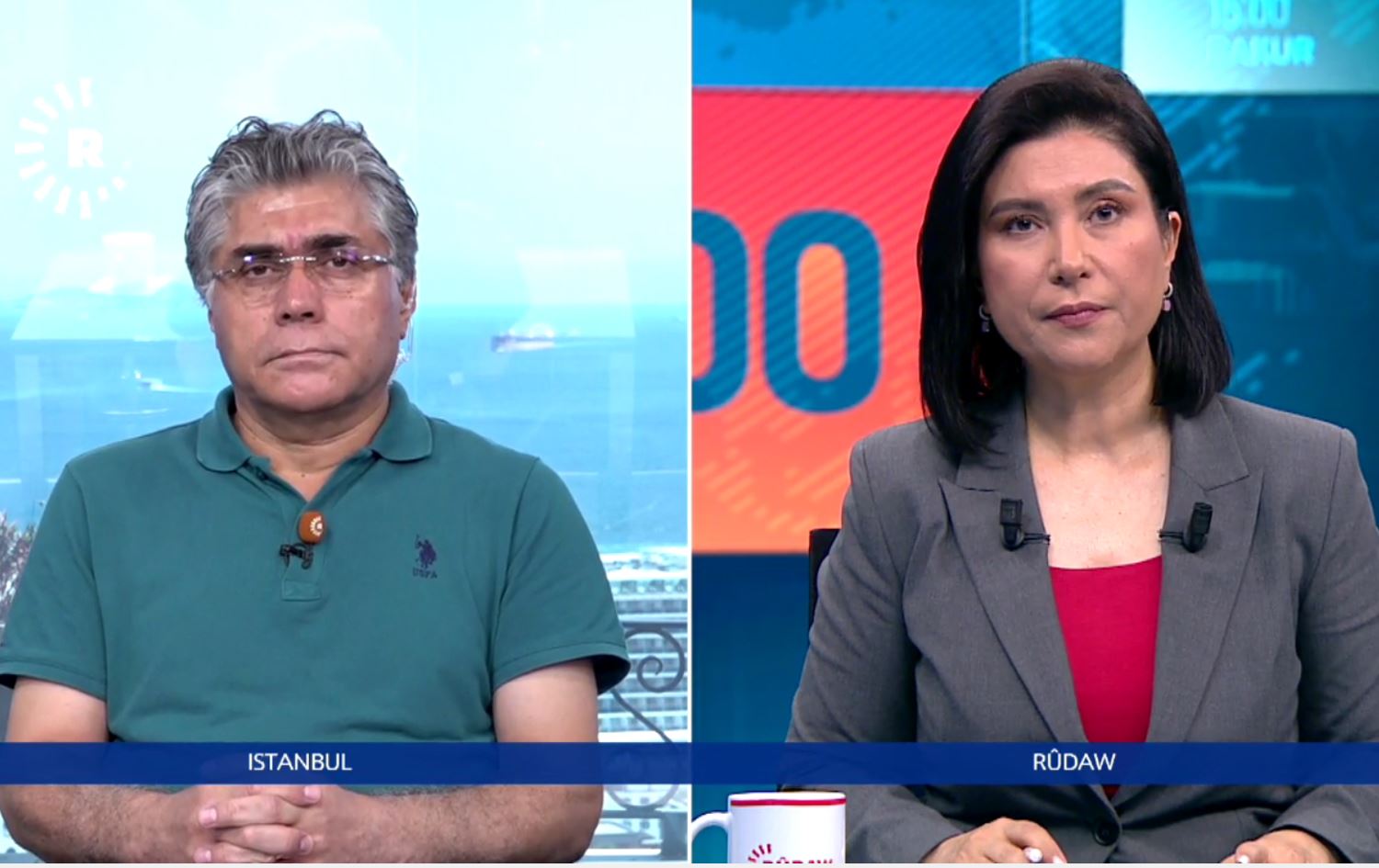 Mustafa Ozçelîk û Hêvîdar Zana \ Wêne û Vîdeo: Rûdaw