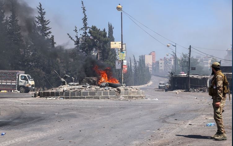 Süveyda'da bir Bedevi aşiret üyesi Foto: AFP