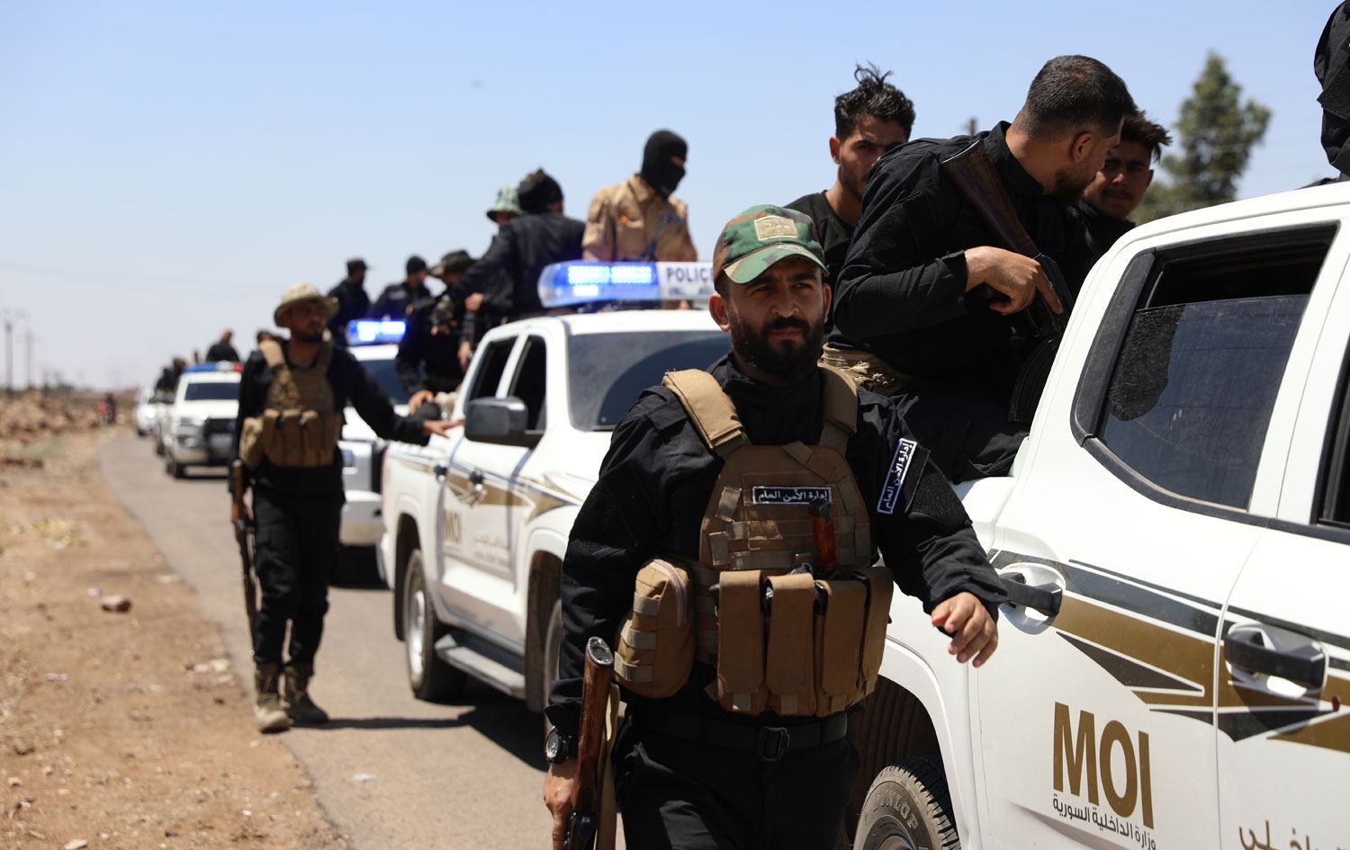 Dema hêzên Sûriyeyê diçin Siwêdayê / Wêne: AA