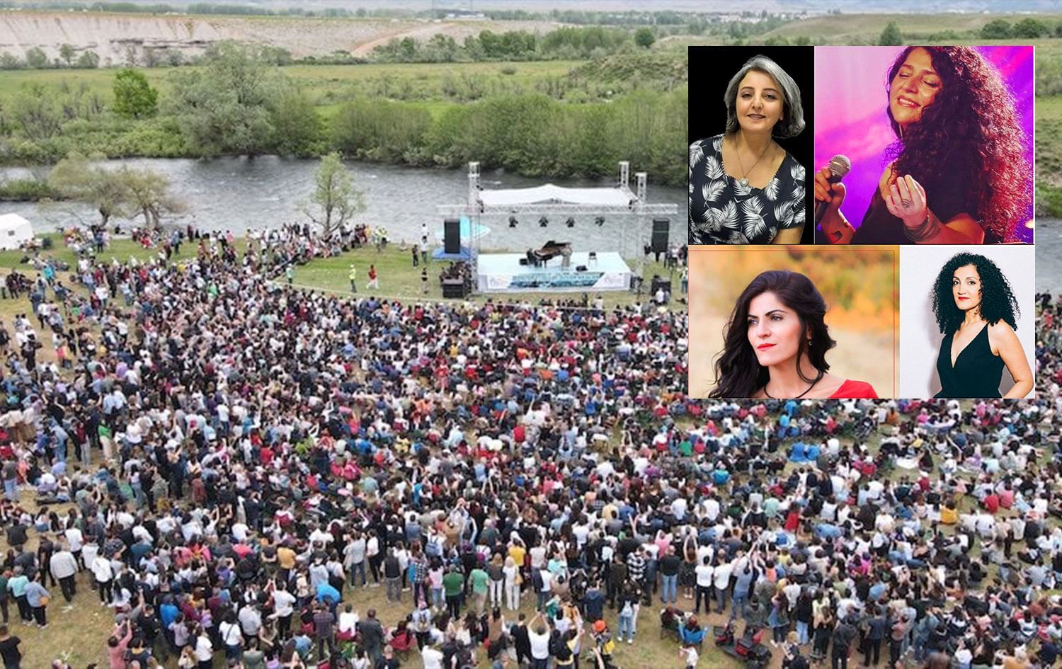 Koma Zaza Women Music Project û dîmenek ji Festîvala Munzûrê/Wêne: Arşîv