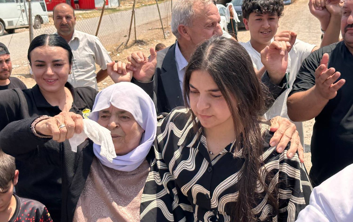 Dîmena Riham Haciyê û malbata wê\ Wêne: Rûdaw