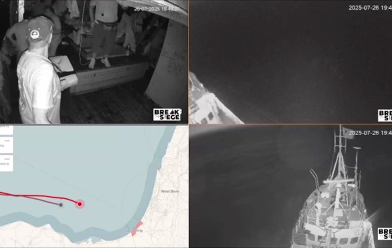 Gazze için yola çıkan ‘Hanzala’ gemisine İsrail’den müdahale beklentisi var. / Foto: AA