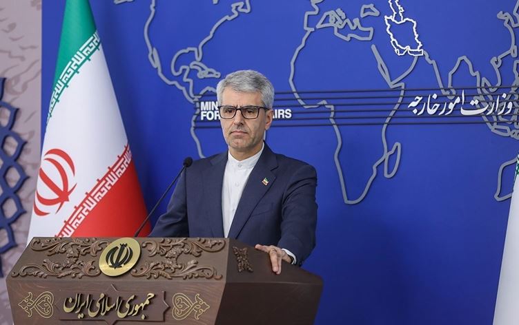 Foto: Dışişleri Bakanlığı Sözcüsü İsmail Bekayi, 28 Temmuz 2025'te Tahran'da basın toplantısı düzenledi