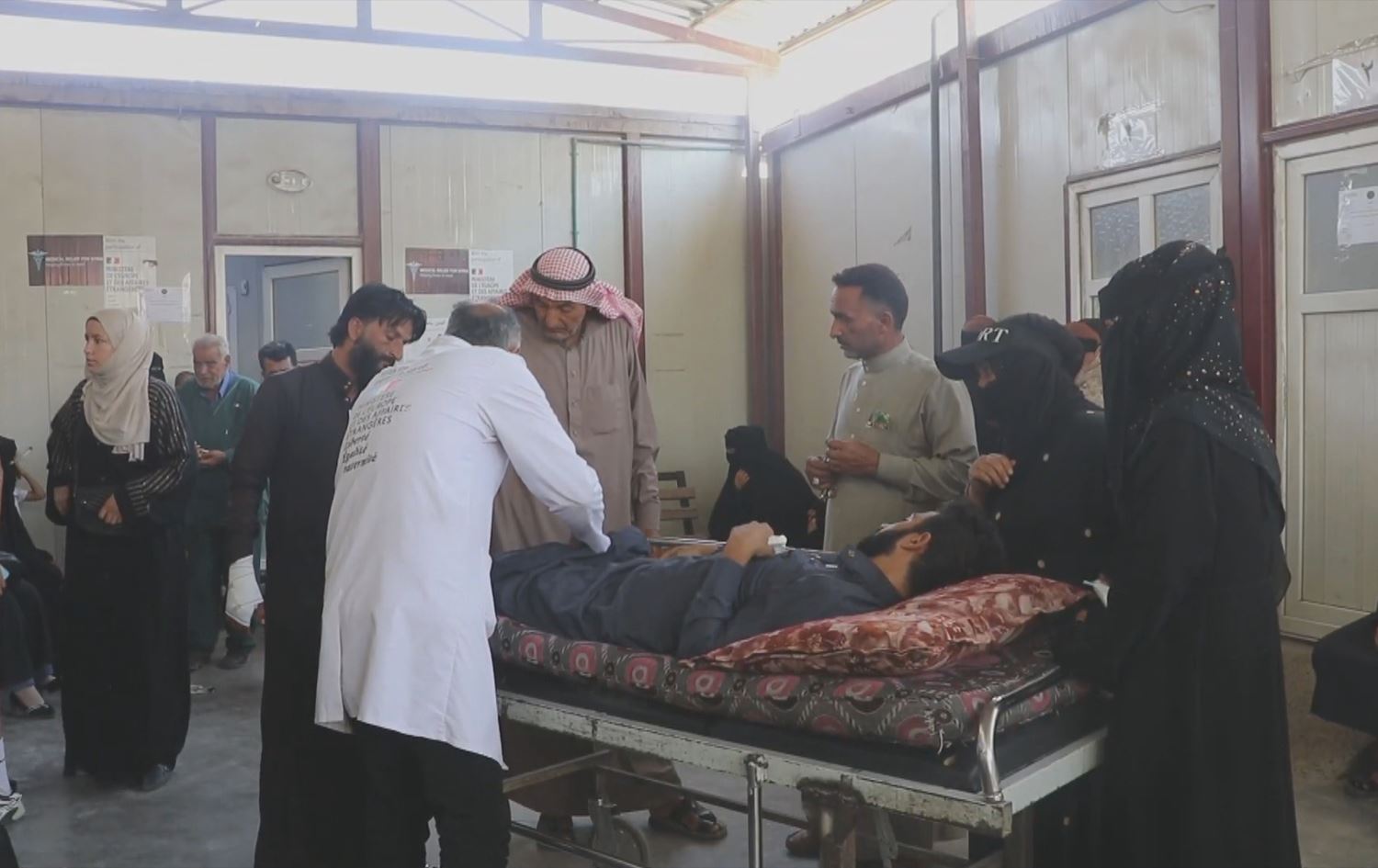 Nexweşek tê dermankirin /Wêne: Ji vîdeoyê