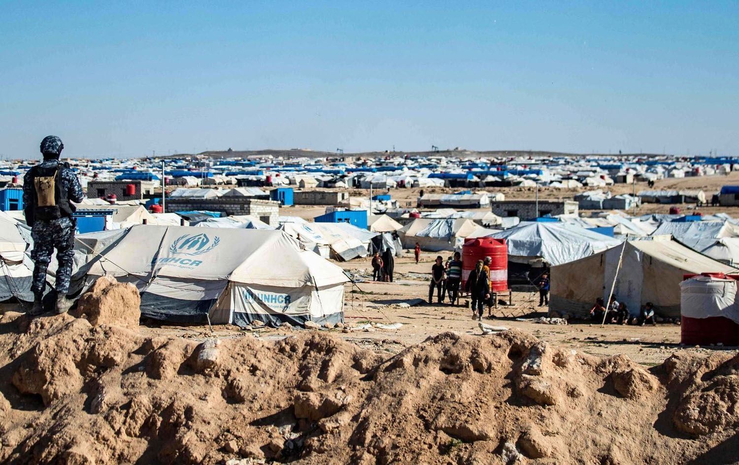 IŞİD’li ailelerin barındığı kamplardan biri. / Foto: AFP / Arşiv