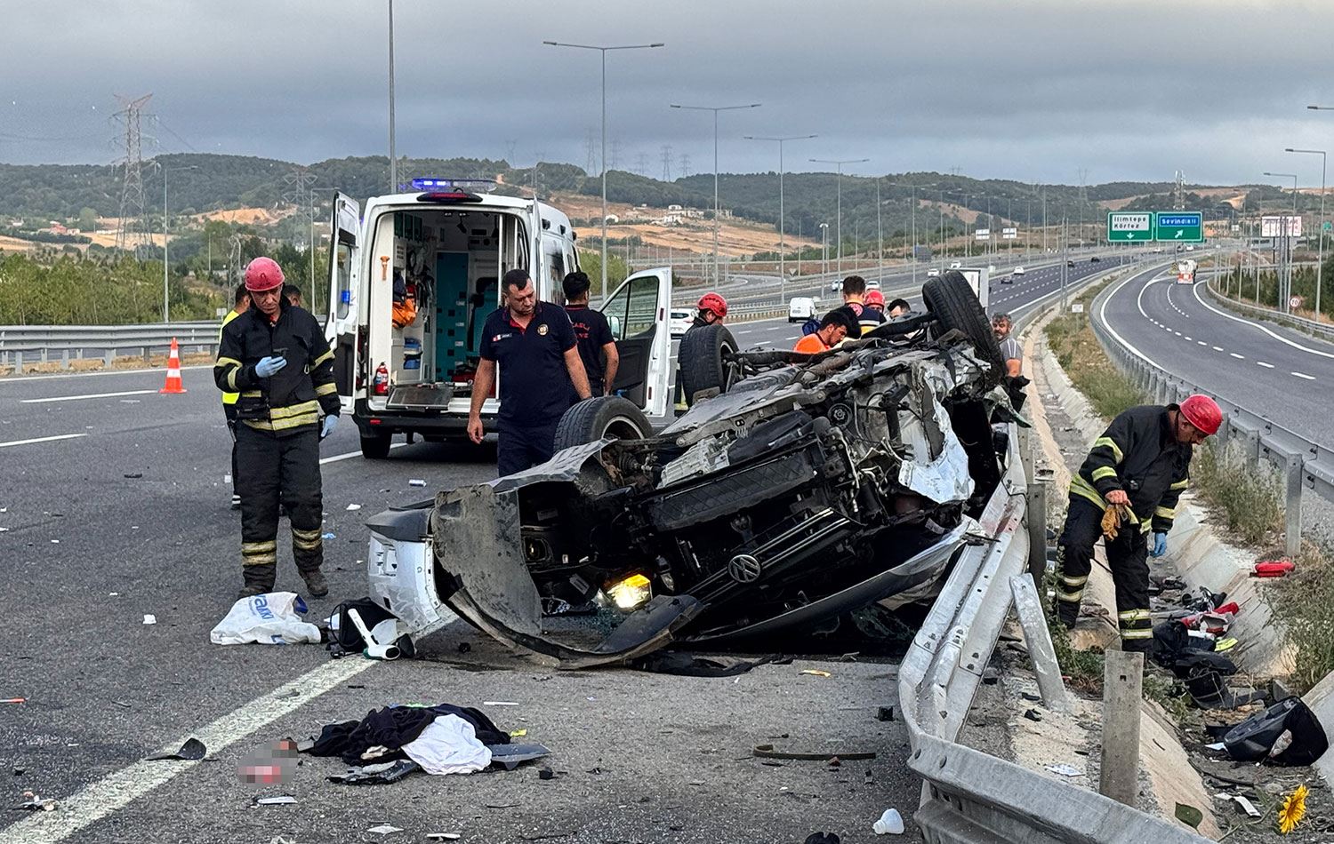 Kaza yeri / Foto: AA