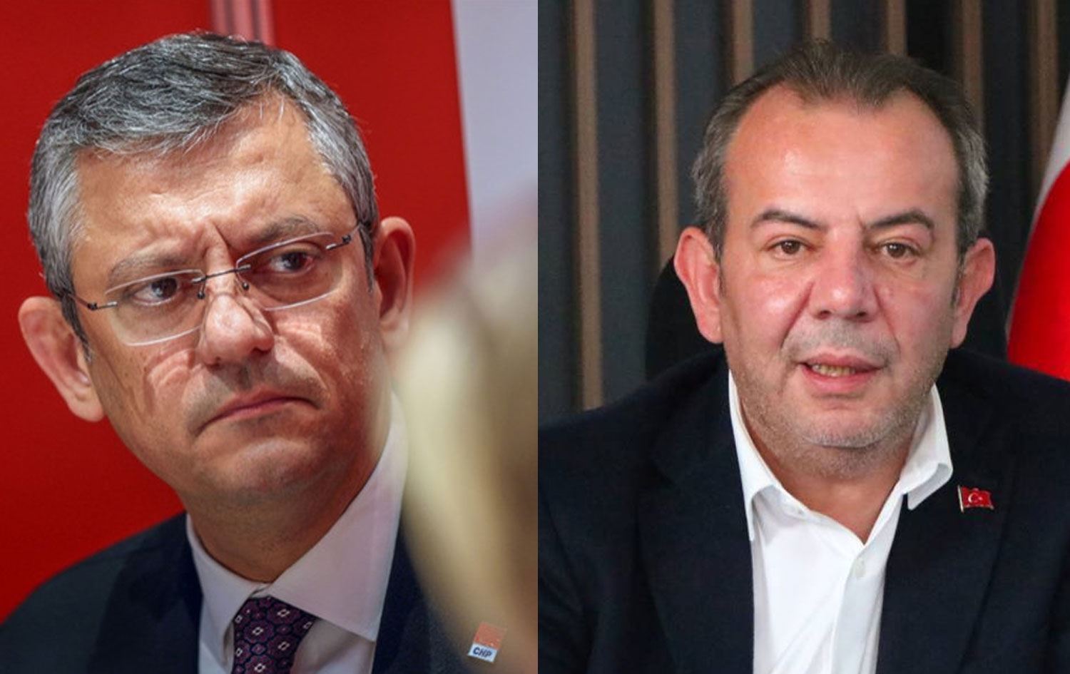 CHP Genel Başkanı Özgür Özel ile Bolu Belediye Başkanı Tanju Özcan