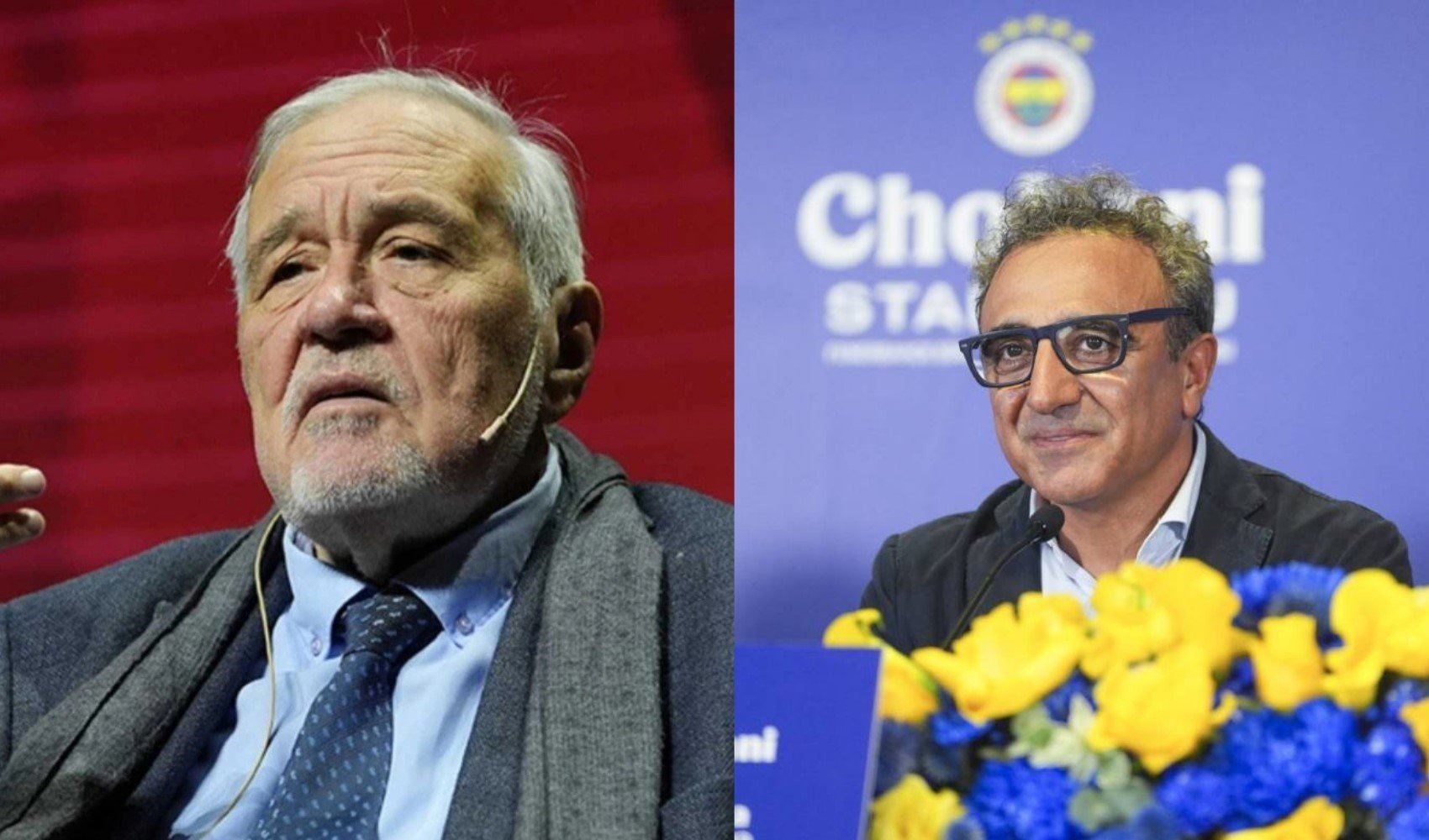 Foto: Tarihçi Prof. Dr. İlber Ortaylı (sol) Chobani kurucusu Hamdi Ulukaya (sağ)