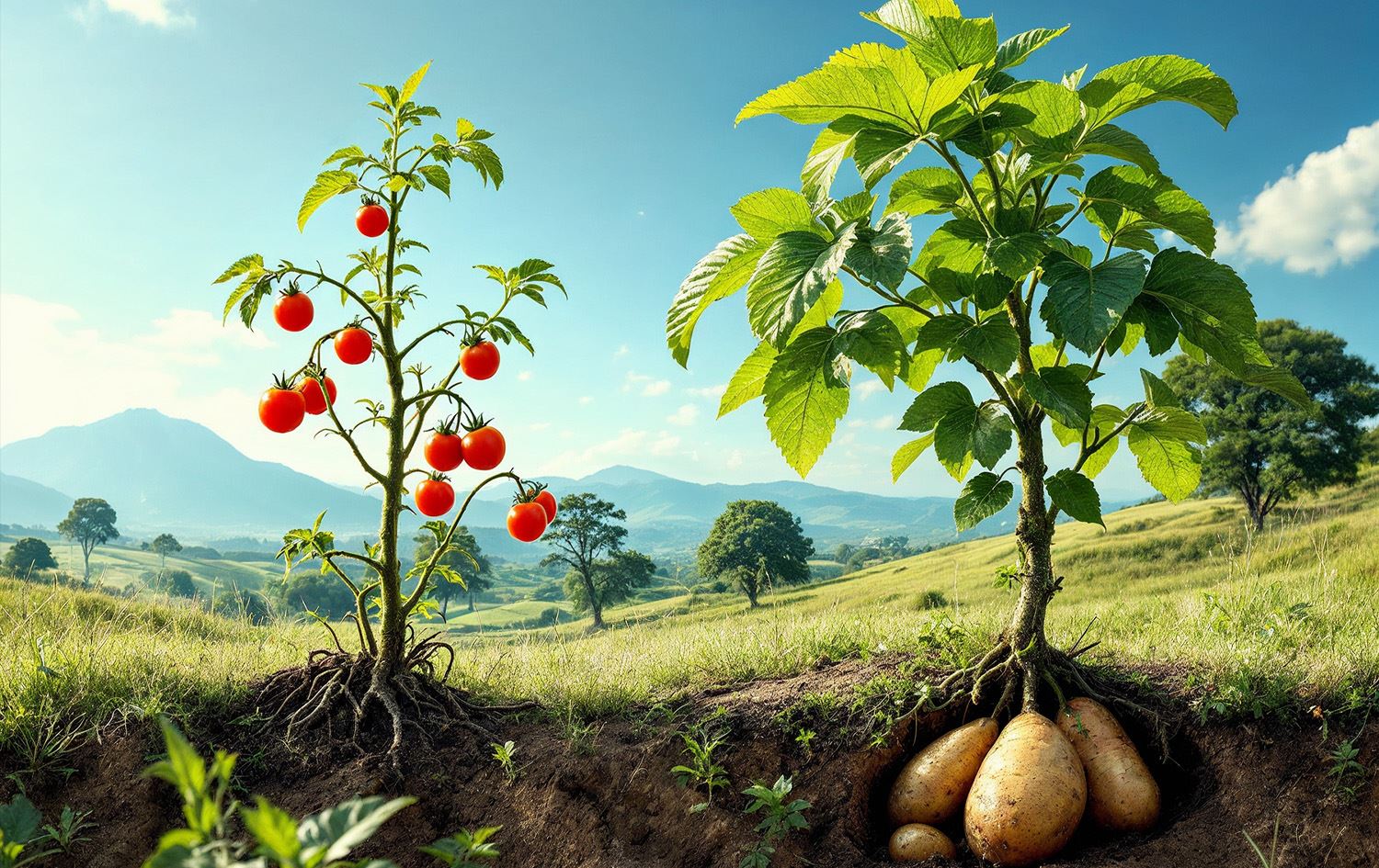 توێژینەوەیەک: پەتاتە 9 ملیۆن ساڵ پێش ئێستا تەماتە بووە