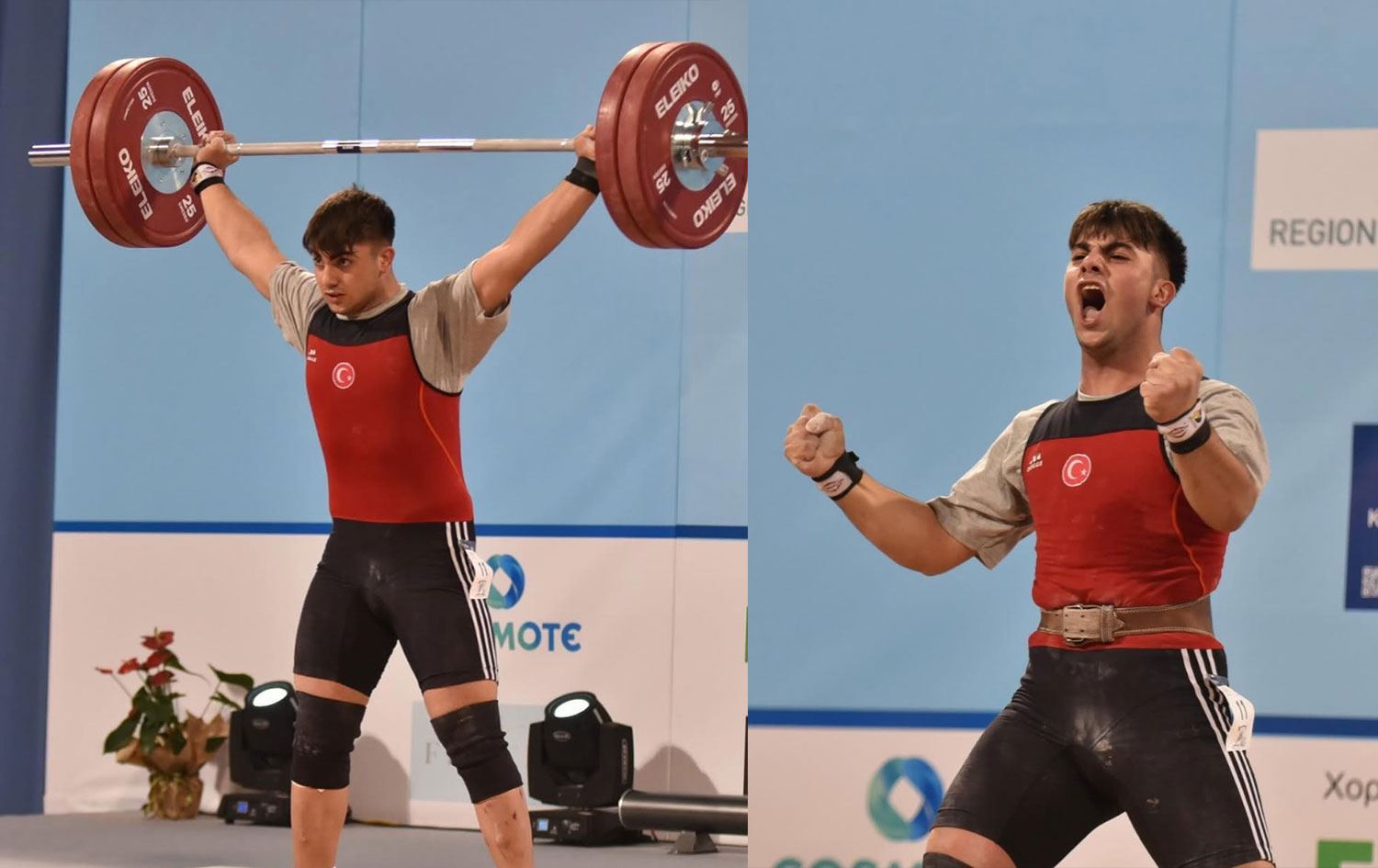 وەرزشڤانێکی کورد ژمارەی پێوانەیی ئەورووپای لە بەرزکردنەوەی قورساییدا شکاند