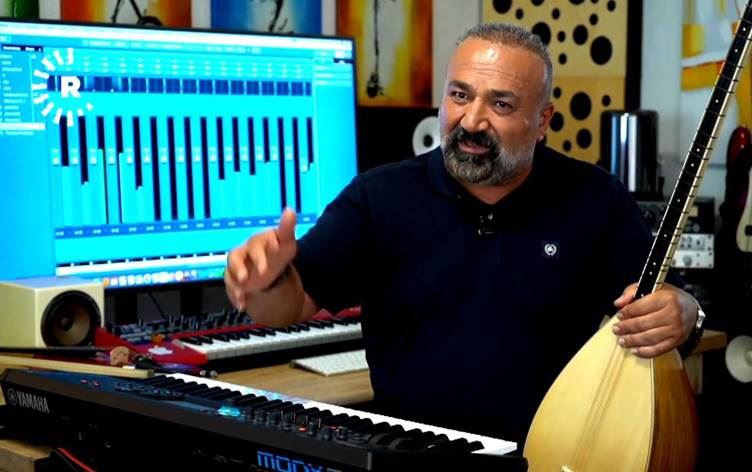  Sanatçı Bedil Brahîm Rûdaw TV’ye katıldı. 