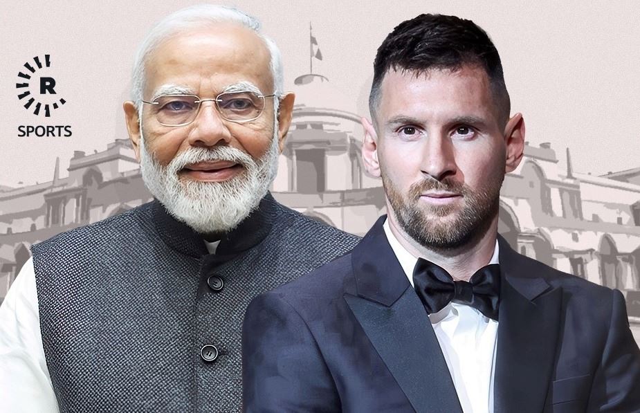 مێسی و سەرۆکوەزیرانی هیندستان