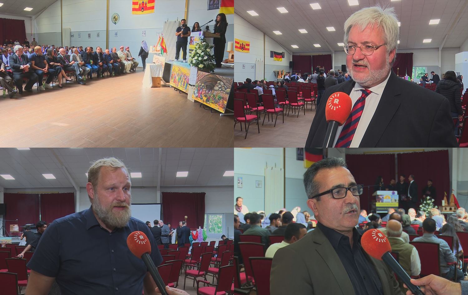 Beşdarên merasîma bîranînê /Wêne: Rûdaw