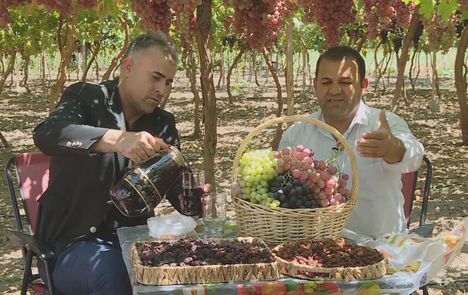 Duhoklu çiftçi Hüseyin Dergijnikî, 6 dönümlük bağında hem yerel hem de Fransa ve Çin’den getirdiği onlarca üzüm çeşidini yetiştiriyor; artan taleplere ise yetişmekte zorlanıyor.