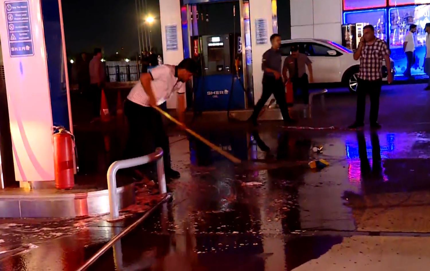 Benzînxaneya ku bûyer lê qewimî