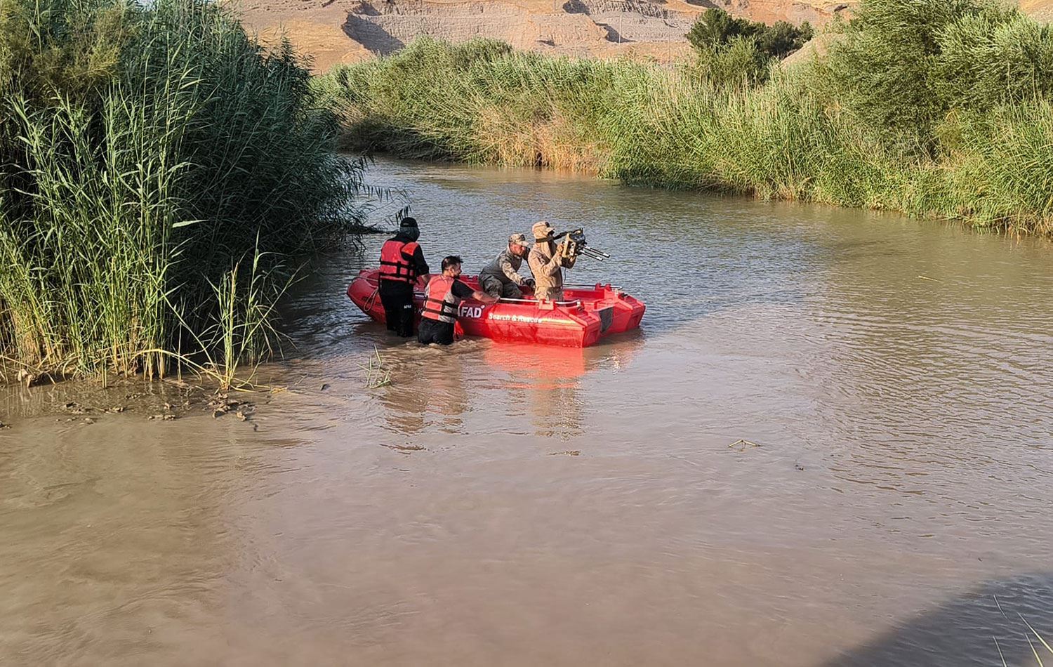 ezer Çayı'nda kaybolan çocuğun cansız bedeni bulundu. / Foto: AA
