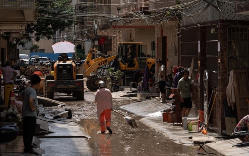 لە چین بەهۆی لافاوەوە 10 کەس گیانیان لەدەستدا