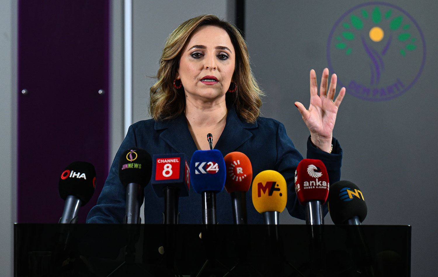 Berdevka DEM Partiyê Ayşegul Dogan / Wêne: Arşîv, Rûdaw