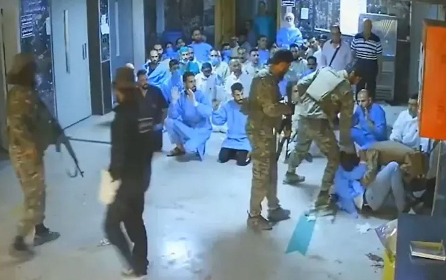 Süveyda'daki hastanede çekilen görüntüler