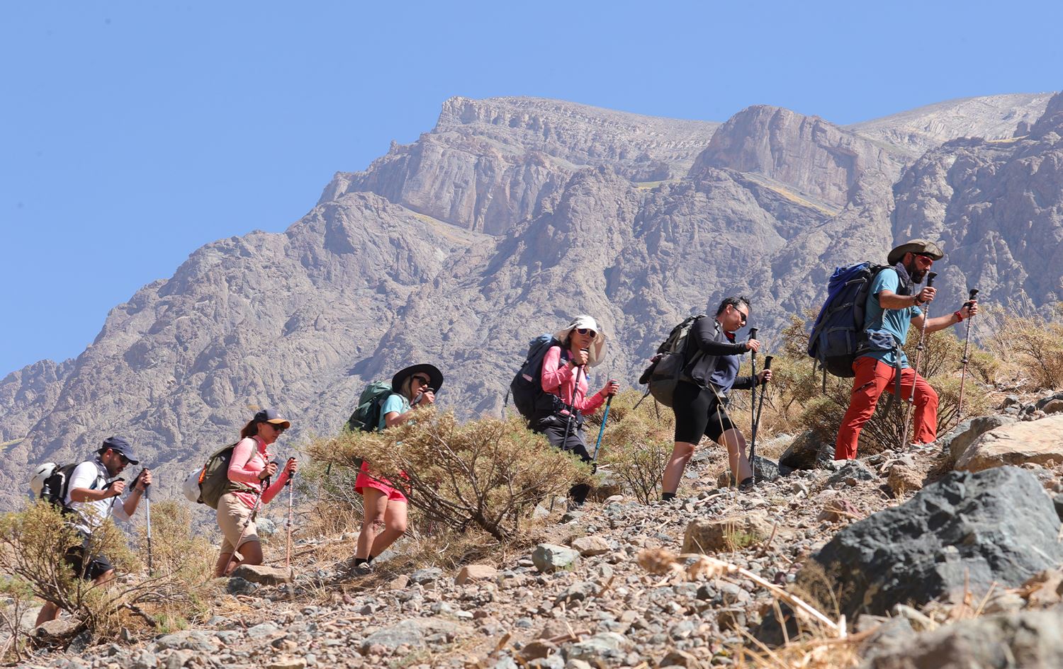 Çiyager diçin Çiyayê Reşkoyê / Wêne: AA