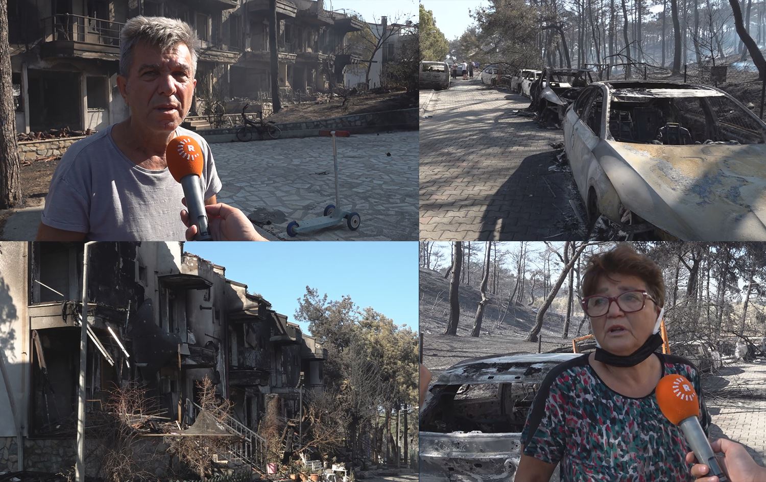 Ziyandîtiyên şewatê /Wêne û dîmen: Faruk Uysal - Rûdaw 