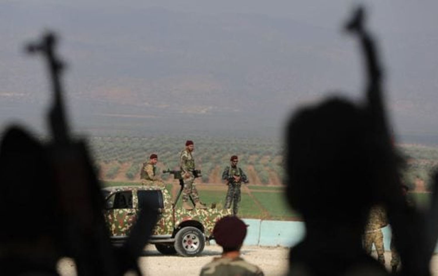 Çekdarên Emşatê /Wêne: SOHR