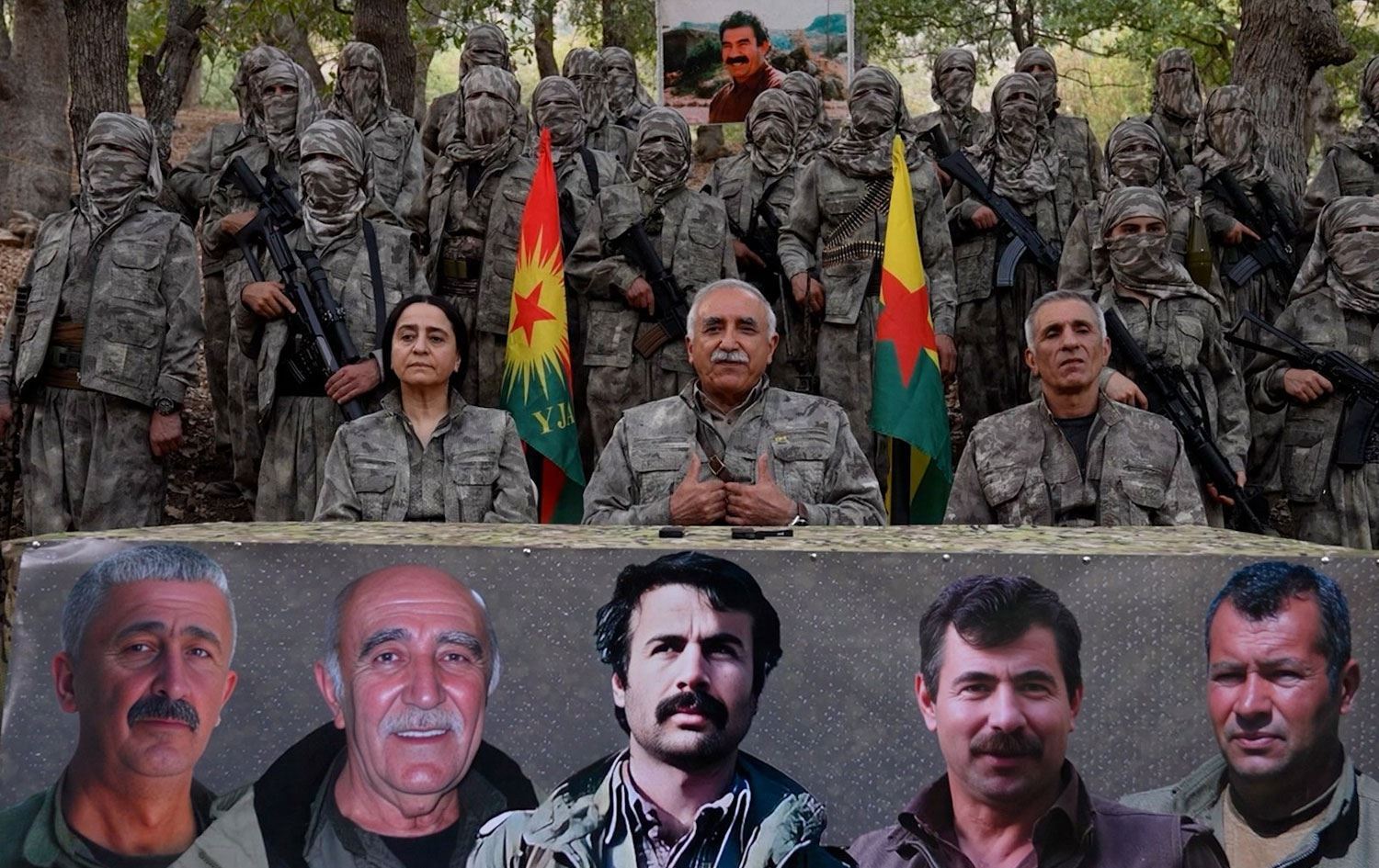 Murat Karayilan di salvegera çalakiyên yekem ên PKKyê de axivî /Wêne: Ji vîdeoyê