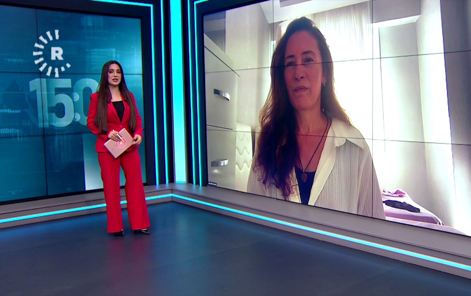 Koordînatora Navenda Lêkolînên Qadê ya Sosyo-Polîtîkê Yuksel Genç bû mêvana Rûdawê/Wêne: Rûdaw