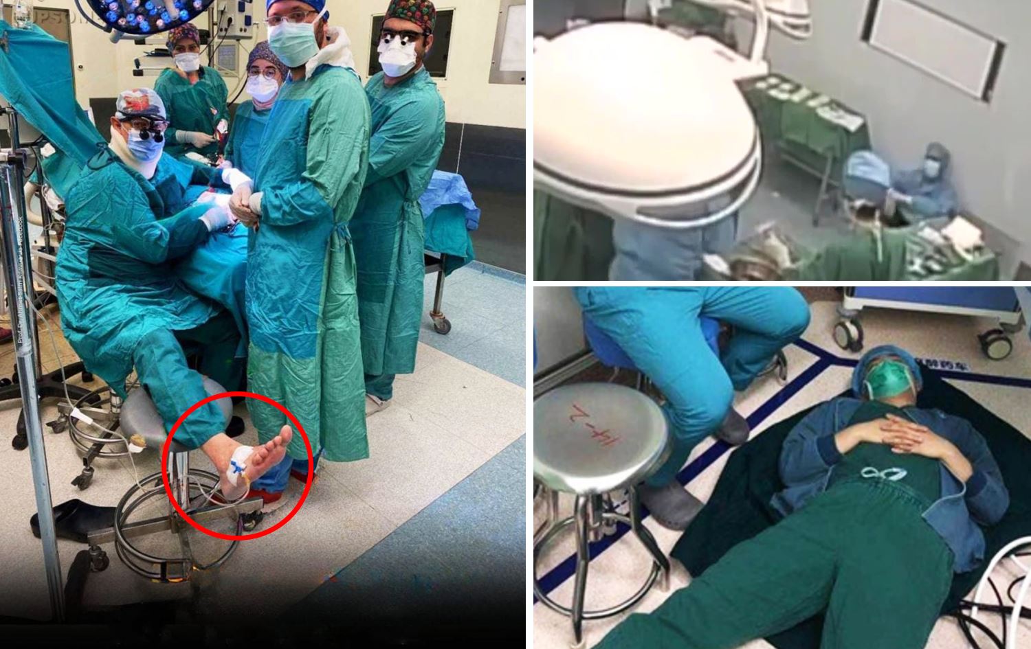 چیرۆکی ئەو پزیشکەی لەکاتی نەشتەرگەریدا بوورایەوە و ژیناویان بۆ دانا