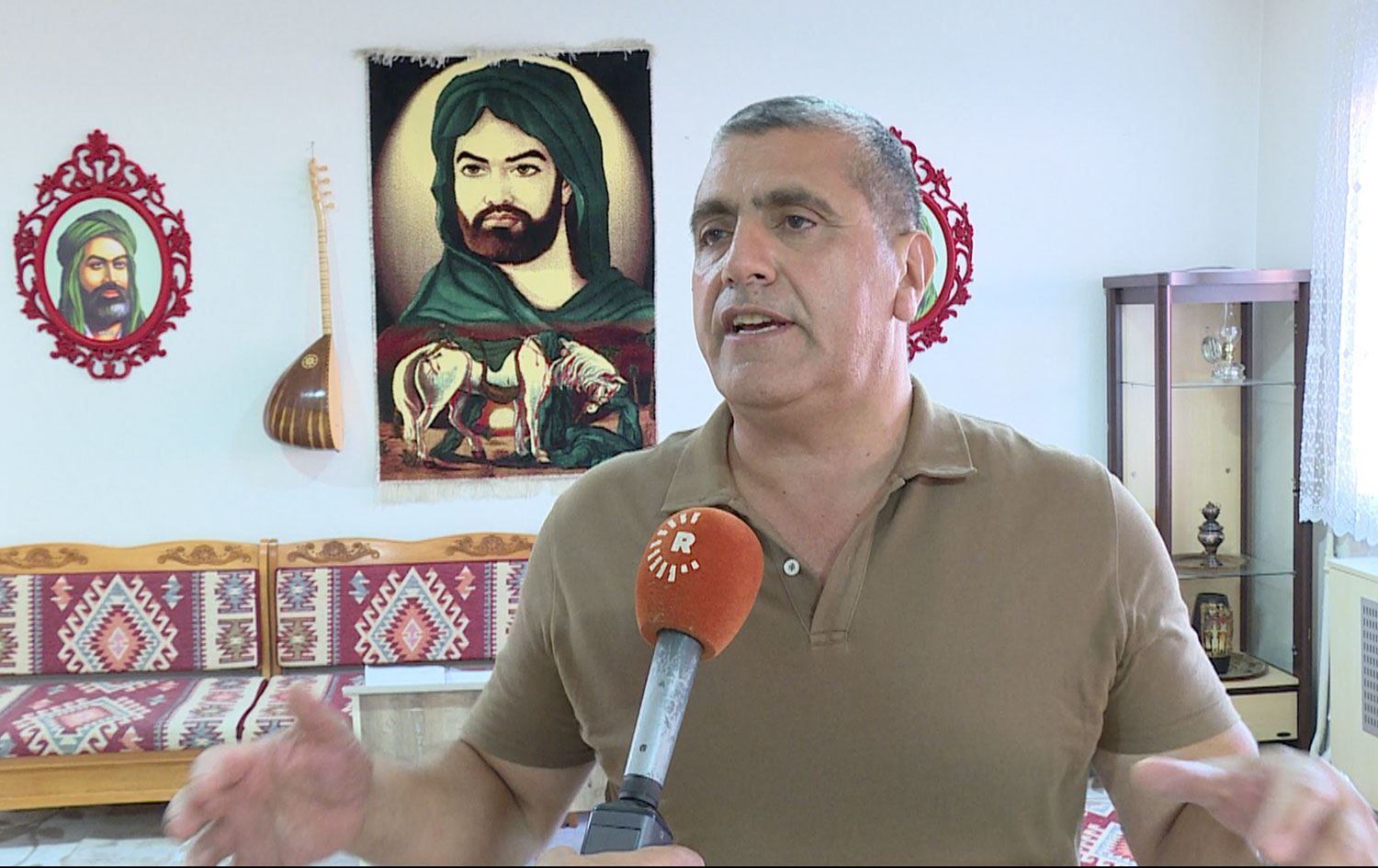 Dersim Hacı Bektaş Veli Kültürünü Yayma ve Yardımlaşma Derneği Başkanı Ali Ekber Yurt / Foto: Ali Haydar Gözlü - Rûdaw