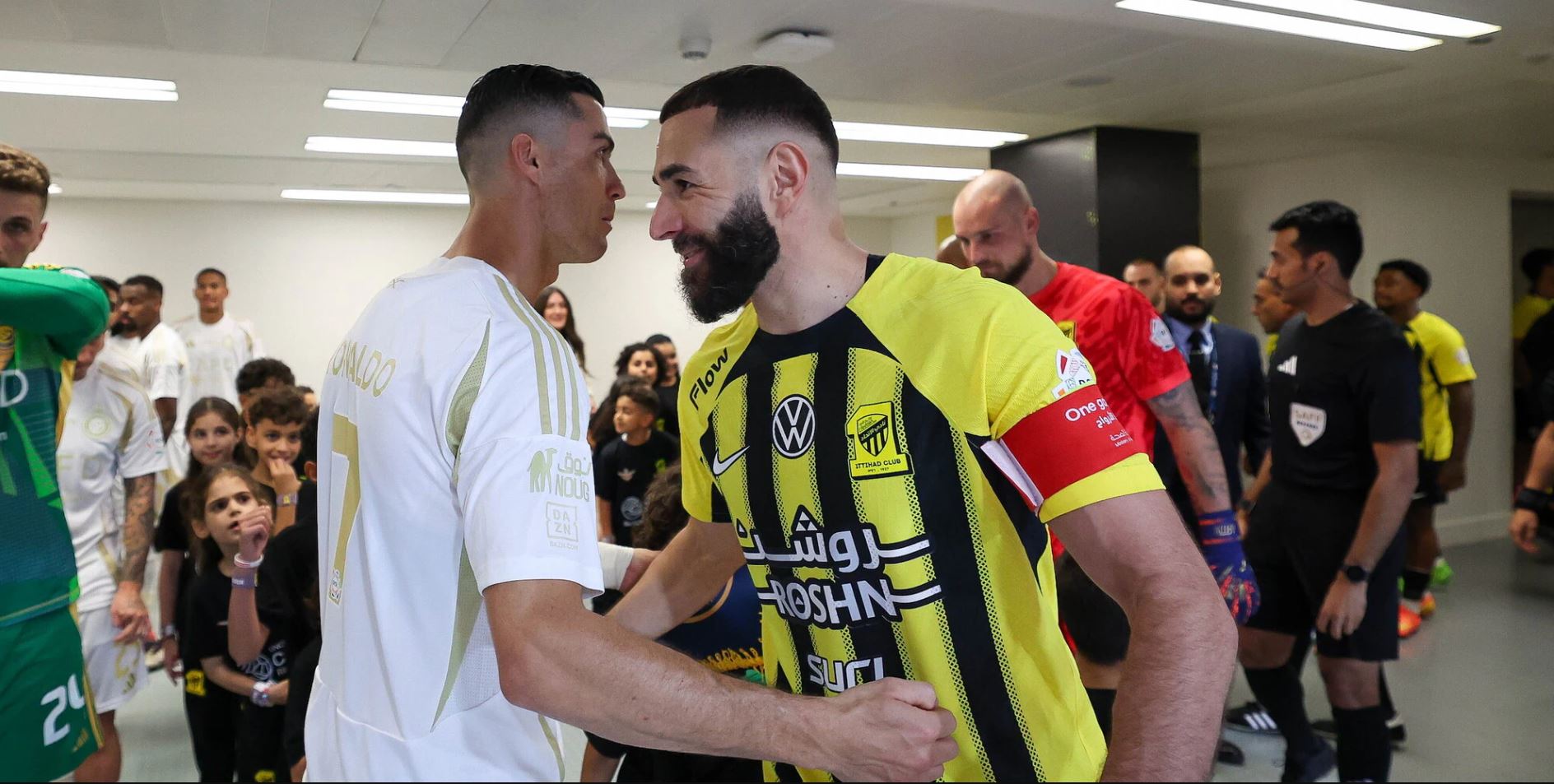 کەریم بنزیما و کریستیانۆ رۆناڵدۆ