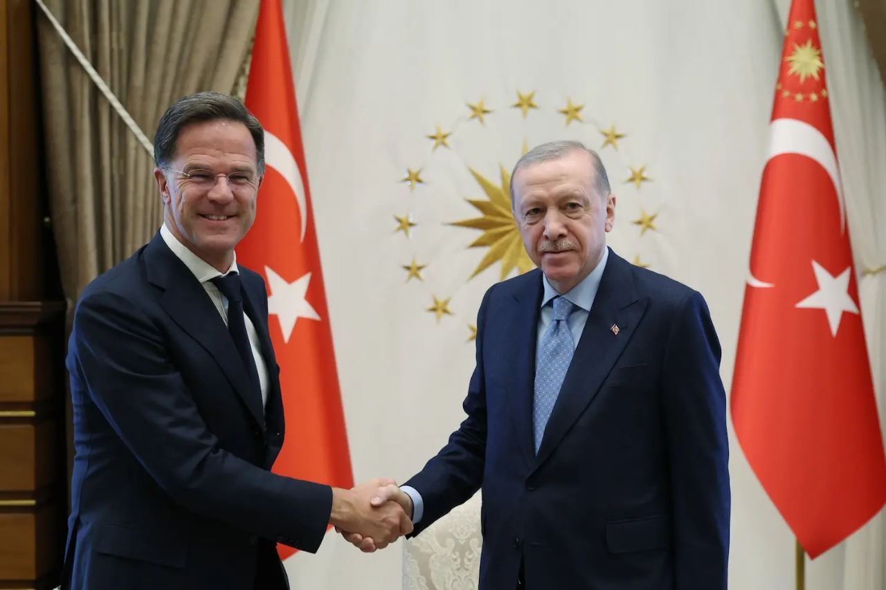 NATO Genel Sekreteri Rutte, Türkiye Cumhurbaşkanı Erdoğan ile görüştü