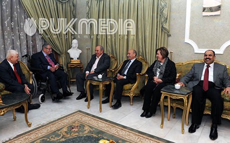 ئەیاد عەللاوی سەردانی مام جەلال دەکات