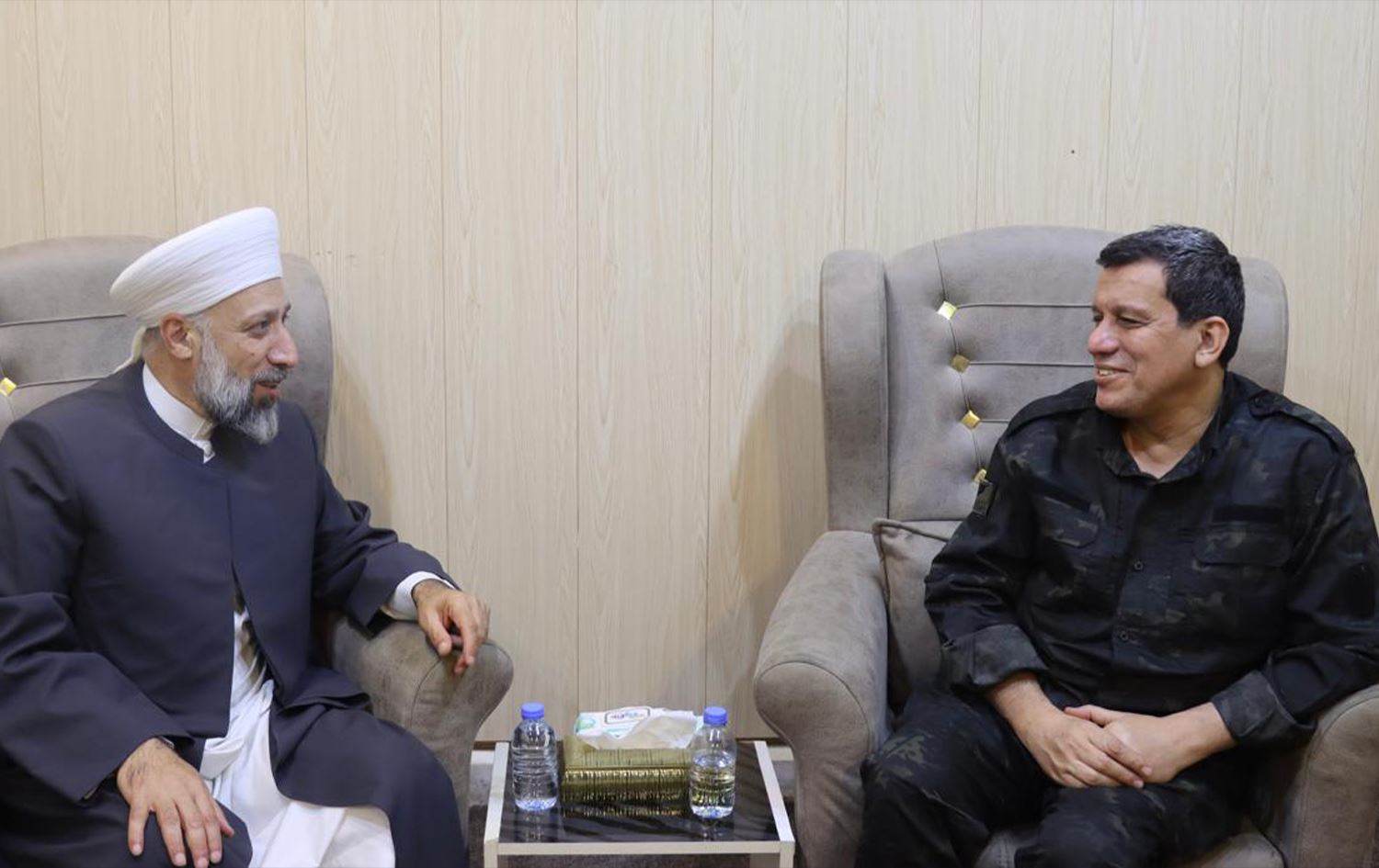 Mezlûm Ebdî û Dr. Şêx Murşid Xeznewî\ Wêne: Dr. Şêx Murşid Xeznewî