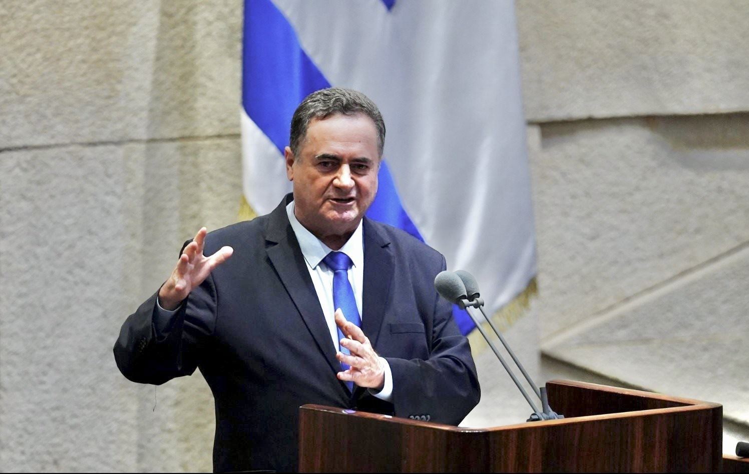 Wezîrê Parastinê yê Îsraîlê Israel Katz / Wêne: ANKA