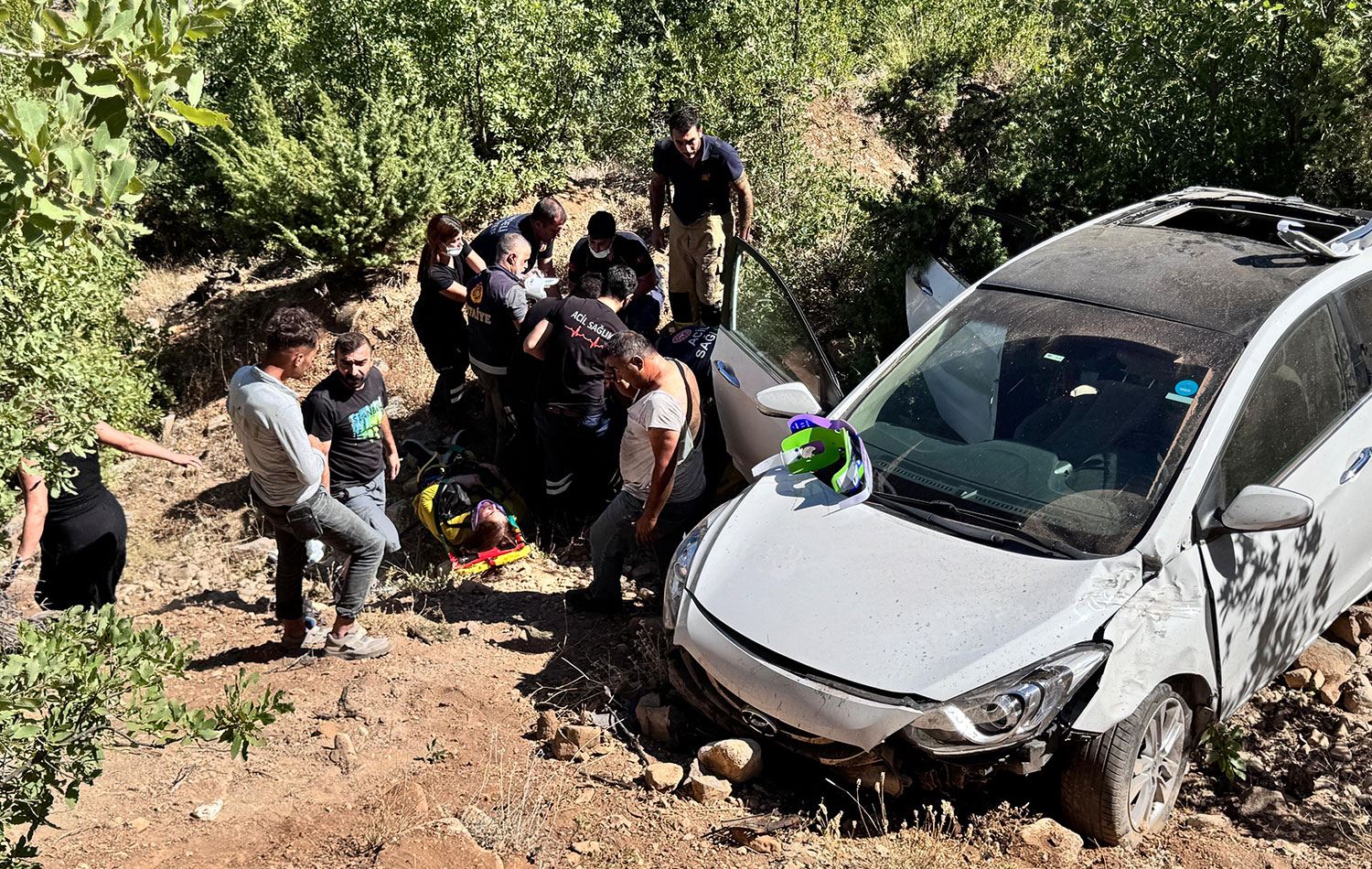 Kaza yeri. / Foto: Rûdaw