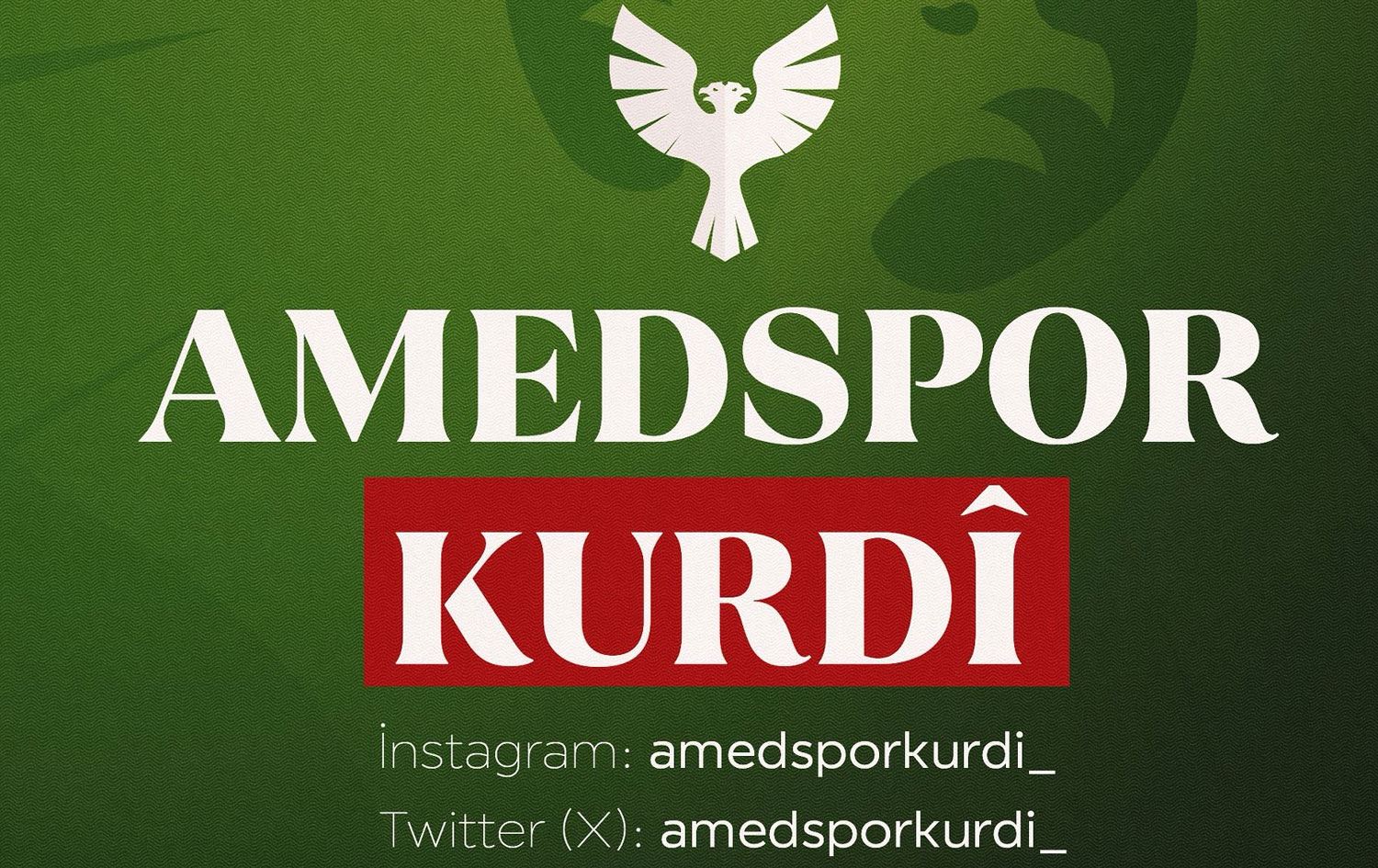 Amedsporê hesabên bi Kurdî vekirin / Wêne: @amedsporkurdi_