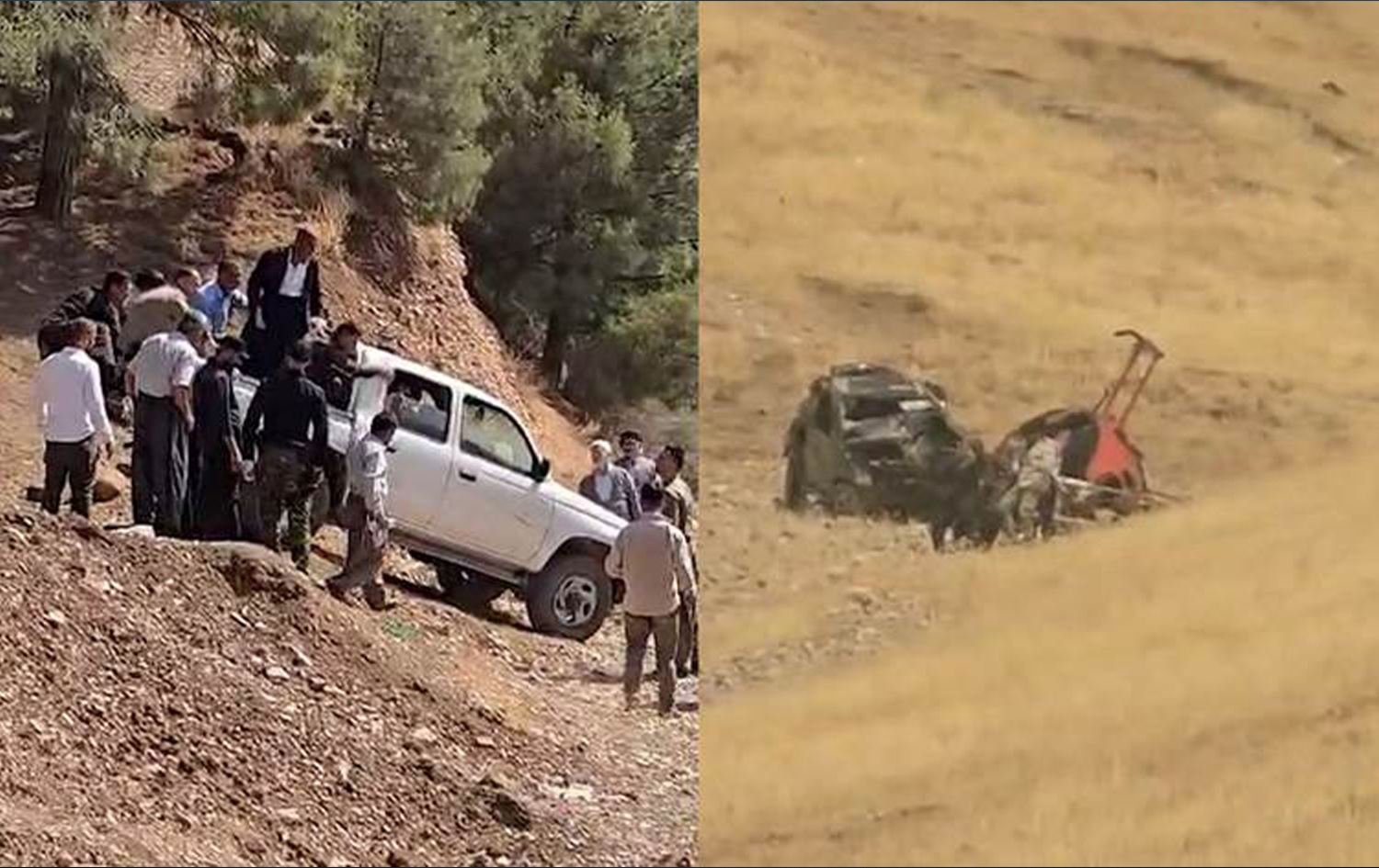 SÜLEYMANİYE - Azmar Dağı’nda çifte facia: Araç ve kurtarma helikopteri düştü