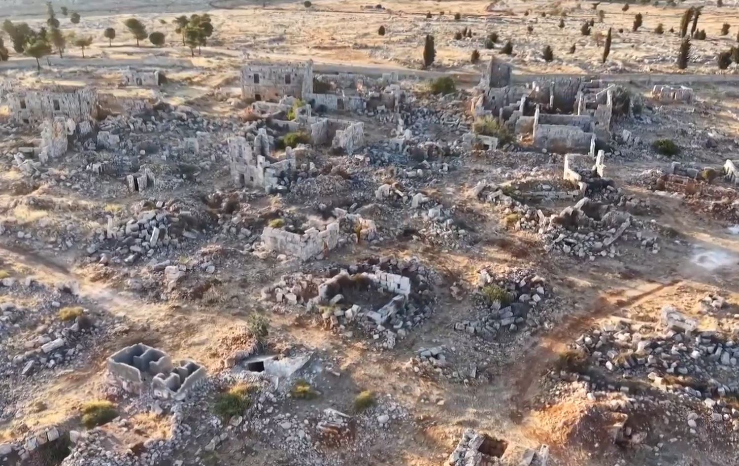 الحرب الأهلية تسببت بدمار في موقع شنشراح الأثري السوري